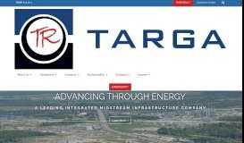
							         Targa Resources: Welcome								  
							    