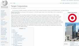
							         Target Corporation - Wikipedia								  
							    