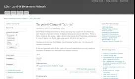 
							         Targeted Channel Tutorial | LDN - Luminis Developer Network								  
							    