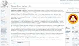 
							         Tarlac State University - Wikipedia								  
							    