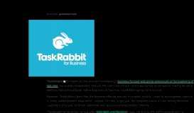 
							         TaskRabbit For Business Service Portal Quietly Disappears ...								  
							    