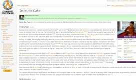 
							         Taste the Cake - Combine OverWiki, the original Half-Life wiki and ...								  
							    