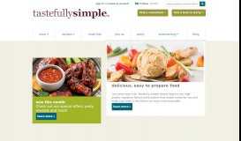 
							         Tastefully Simple Official Site | Tastefully Simple								  
							    