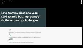 
							         Tata Communications | Customer Success | ServiceNow								  
							    