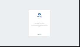 
							         Tata Communications SSO Portal								  
							    