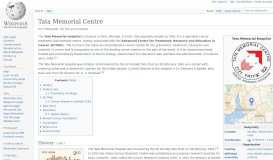 
							         Tata Memorial Centre - Wikipedia								  
							    