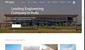 
							         Tata Projects | Engineers, Construction, Procurement								  
							    