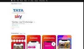 
							         Tata Sky - Live TV & Recharge on the App Store - iTunes - Apple								  
							    