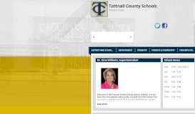 
							         Tattnall County Schools: Home Page								  
							    