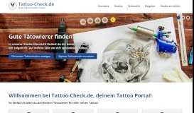 
							         tattoo-check.de: Angebote für Ihr Tattoo online einholen								  
							    