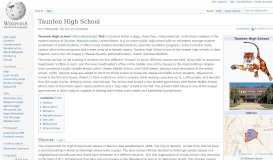 
							         Taunton High School - Wikipedia								  
							    