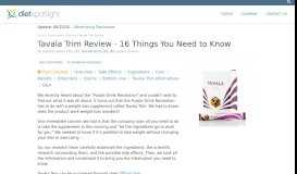 
							         Tavala Trim Review (UPDATE: 2019) | 16 Things You Need to ...								  
							    