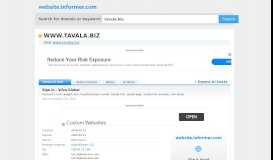 
							         tavala.biz at WI. Sign in - Viiva Global - Website Informer								  
							    