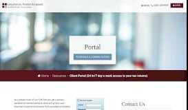 
							         Tax and Accounting Portal / Farquharson, Pointon and Lepsetz, CPAs								  
							    