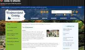 
							         Tax Assessment | Westmoreland County, PA - Official Website								  
							    