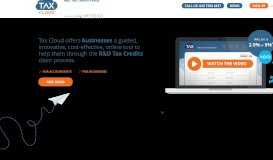 
							         Tax Cloud: R&D Tax Credits Claim Portal								  
							    