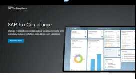 
							         Tax Compliance Software | Global Tax Management | SAP								  
							    