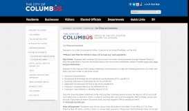 
							         Tax Filing and Payments - City of Columbus								  
							    