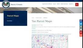 
							         Tax Parcel Maps - Barry County								  
							    