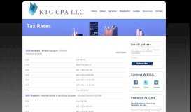 
							         Tax Rates - KTG CPA LLC								  
							    