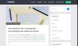 
							         Tax Returns for Companies: Everything You Need to Know | Ageras ...								  
							    
