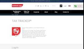 
							         Tax Tracker - Taxback.com								  
							    
