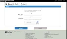 
							         Taxable Entity Search - Texas Comptroller eSystems								  
							    