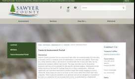 
							         Taxes & Assessment Portal | Sawyer County, WI								  
							    
