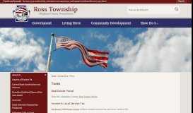 
							         Taxes | Ross Township, PA								  
							    