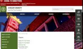 
							         Taxes | Shelby County, TN - Official Website								  
							    