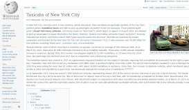 
							         Taxis in New York City - Wikipedia								  
							    