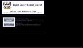 
							         Taylor County Schools My Account Portal Site								  
							    