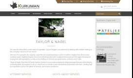 
							         Taylor & Nagel - Kuruman Accommodation, Business & Tourism Portal								  
							    