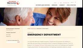 
							         Taylorville Memorial Hospital Emergency Department								  
							    