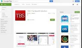 
							         TBS: The Benefit Solution - Apps on Google Play								  
							    