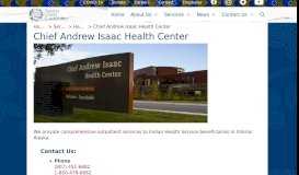 
							         TCC » Chief Andrew Isaac Health Center Report 2014								  
							    
