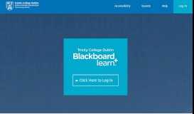 
							         TCD Blackboard Login Portal								  
							    