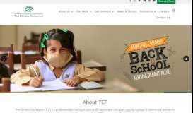 
							         TCF | Non-Profit Education Organisation								  
							    