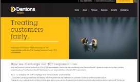 
							         TCF Requirements - Dentons Wealth								  
							    