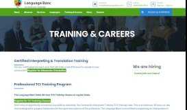 
							         TCI Training - Certified Interpreting & Translation Training | The ...								  
							    