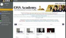 
							         TCOLE Courses - OSS Academy® | Online Law Enforcement ...								  
							    