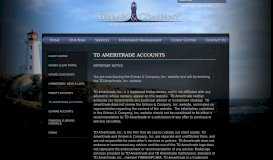 
							         TD Ameritrade Accounts | Grimes & Company, Inc								  
							    