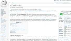 
							         TD Ameritrade - Wikipedia								  
							    