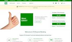 
							         TD Canada Trust - Personal, Small Business Banking & Investing								  
							    