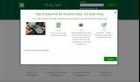 
							         TD Go Card - Home Page - visaprepaidprocessing.com								  
							    