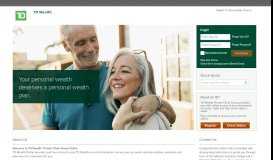 
							         TD Wealth Private Client Group - Login								  
							    