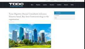 
							         TDDC welcomes Houston based, Bay Area Gastroenterology								  
							    