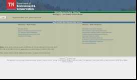 
							         TDEC Online Services Portal - Home Page								  
							    