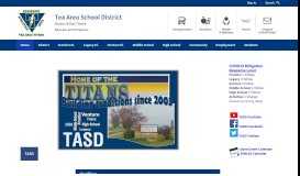 
							         Tea Area School District / Homepage								  
							    