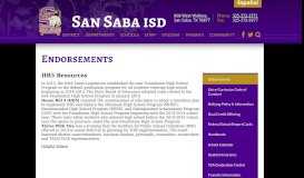 
							         TEA Information – Parent – San Saba Independent School District								  
							    